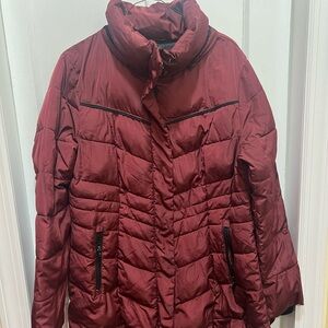 Superdry Deep Red Puffer Jacket